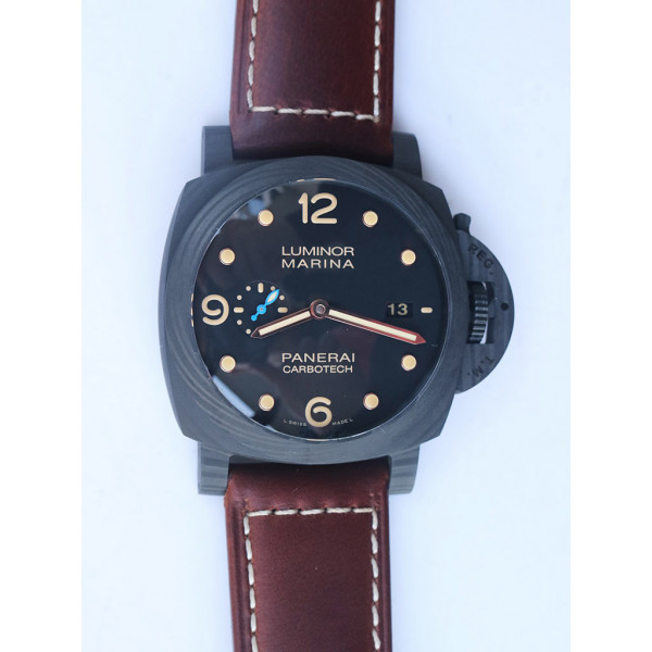 PAM 661 Luminor Carbotech Auto 44mm Leather VSF P9010 