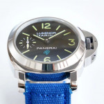 PAM 777 SS 1:1 Best Edition Blue Nylon Strap A6497 HWF