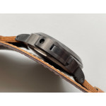 PAM 779 Luminor California PVD 1:1 Best Edition Brown Leather Strap A6497 HWF 