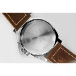 PAM 911 SS 1:1 Best Edition Brown Leather Strap Strap A6497 hwf