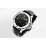 PAM 915 SS 1:1 Best Edition Black Leather Strap Strap P5000 HWF