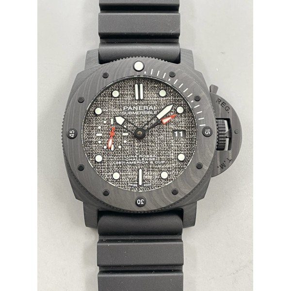 PAM 1039 Carbotech Best Edition Dark Grey Sail Dial on Rubber Strap VSF P.9010 Clone