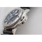 PAM 1229 Submersible Quaranta 44mm SS Black Dial Rubber SBF P900