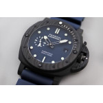 PAM 1232 Submersible QuarantaQuattro 44mm FC Case Blue Dial Rubber SBF P900