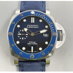 PAM1289 Y 1:1 Best Edition Blue Dial on Blue Nylon Strap VSF P900