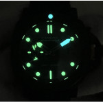 PAM1324 Carbotech 44mm GMT 1:1 Best Edition Carbon Dial on Black Rubber Strap VSF P.9011