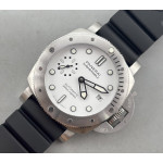 PAM2223 Submersible 42mm Best Edition White Dial on Black Rubber Strap VSF P900