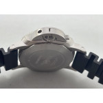 PAM2223 Submersible 42mm Best Edition White Dial on Black Rubber Strap VSF P900