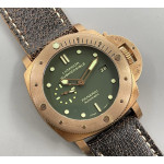 PAM382 N Bronzo 1:1 Best Edition on Brown Distressed Calfskin Strap VSF P.9000 Super Clone V2 