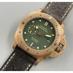 PAM382 N Bronzo 1:1 Best Edition on Brown Distressed Calfskin Strap VSF P.9000 Super Clone V2 