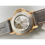 PAM382 N Bronzo 1:1 Best Edition on Brown Distressed Calfskin Strap VSF P.9000 Super Clone V2 