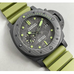 PAM961 Carbotech 47mm Submersible 1:1 Best Edition Carbon Dial On Rubber Strap VSF P.9010