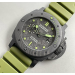 PAM961 Carbotech 47mm Submersible 1:1 Best Edition Carbon Dial On Rubber Strap VSF P.9010