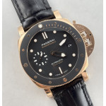 PAM974 Luminor Submersible RG 1:1 Best Edition on Black Leather Strap VSF OP XXXIV Clone