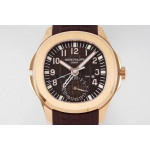 Aquanaut 5164R RG 1:1 Best Edition Brown Dial Rubber Strap A324 ZF