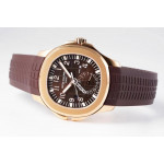 Aquanaut 5164R RG 1:1 Best Edition Brown Dial Rubber Strap A324 ZF