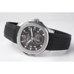 Aquanaut 5164R SS 1:1 Best Edition Black Dial Rubber Strap A324 ZF