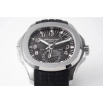 Aquanaut 5164R SS 1:1 Best Edition Black Dial Rubber Strap A324 ZF