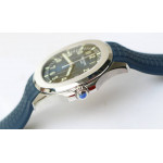 Aquanaut 5168G 42mm SS 1:1 Best Edition Blue Dial Blue Rubber Strap 324CS ZF