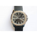 Aquanaut 5167A SS 1:1 Best Edition Black Dial Black Rubber Strap 324CS ZF