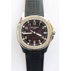 Aquanaut 5167A SS 1:1 Best Edition Brown Dial Black Rubber Strap 324CS ZF