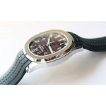 Aquanaut 5167A SS 1:1 Best Edition Brown Dial Black Rubber Strap 324CS ZF