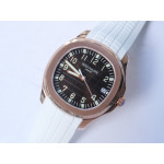 Aquanaut 5167A RG 1:1 Best Edition Brown Dial White Rubber Strap 324CS ZF