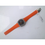 Aquanaut Chronograph 5968A Best Edition Brown Dial on Orange Rubber Strap A7750 OMF