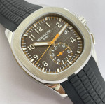 Aquanaut 5968 SS Best Edition Gray Dial on Black Rubber Strap OMF A520