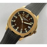 Aquanaut 5167R RG Best Edition Brown Dial on Brown Rubber Strap A330 Super Clone 3KF V3