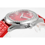 Aquanaut 5067A SS 1:1 Best Edition Red Textured Dial on Red Rubber Strap PPF AE23