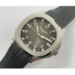 Aquanaut 5167 SS Best Edition Gray Dial on Black Rubber Strap 3KF A324 Super Clone V2 