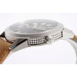 Calatrava 5226G SS 1:1 Best Edition Gray Rock Dial on Brown Leather Strap PPF 330CS