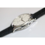 Calatrava 5227 SS White&Black Leather Strap BP MY9015 Mod