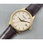 Calatrava 5227 YG 1:1 Best Edition White Dial Brown Leather Strap 324CS 3KF Calatrava 5227 YG 1:1 Best Edition White Dial Brown Leather Strap 324CS 3KF