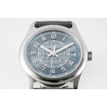 Calatrava 6007A 1:1 Best Edition Blue Dial on Gray Nylon Strap PPF 324CS