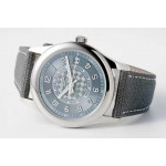 Calatrava 6007A 1:1 Best Edition Blue Dial on Gray Nylon Strap PPF 324CS