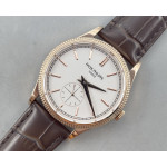 Calatrava 6119R RG 1:1 Best Edition White Dial on Brown Leather Strap A324CS Calatrava 6119R RG 1:1 Best Edition White Dial on Brown Leather Strap A324CS