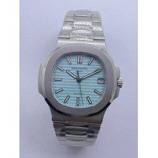 Nautilus 5711 1:1 Best Edition Tiffany Blue Dial on SS Bracelet A324 Super Clone V2 3KF