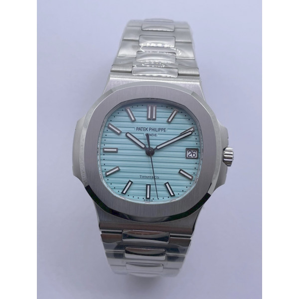 Nautilus 5711 1:1 Best Edition Tiffany Blue Dial on SS Bracelet A324 Super Clone V2 3KF