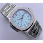 Nautilus 5711 1:1 Best Edition Tiffany Blue Dial on SS Bracelet A324 Super Clone V2 3KF