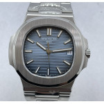 Nautilus 5711/1A 1:1 Best Edition Blue Textured Dial SS Bracelet 3KF 324CS V2