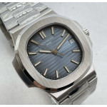 Nautilus 5711/1A 1:1 Best Edition Blue Textured Dial SS Bracelet 3KF 324CS V2