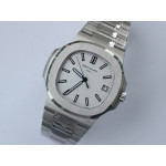 Nautilus 5711/1A 1:1 Best Edition White Textured Dial SS Bracelet 324CS V4 PPF