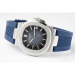 Nautilus 5711/1A 1:1 Best Edition Blue Textured Dial Rubber Strap 324CS PPF V5