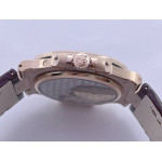 Nautilus 5712 RG 1:1 Best Edition Gray Dial on Brown Leather Strap A240 ZF