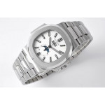 Nautilus 5726 Full Function SS 1:1 Best Edition White Dial SS Bracelet A324 PPF