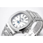 Nautilus 5726 Full Function SS 1:1 Best Edition White Dial SS Bracelet A324 PPF