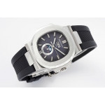 Nautilus 5726 Complicated SS 1:1 Best Edition Grey Textured Dial Rubber Strap PPF A324