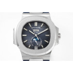 Nautilus 5726 Complicated SS 1:1 Best Edition Blue Textured Dial Rubber Strap PPF A324